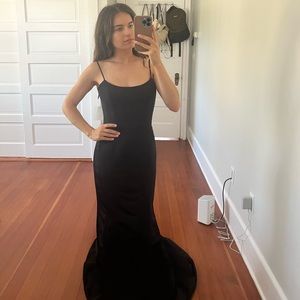 Black Mermaid Gown